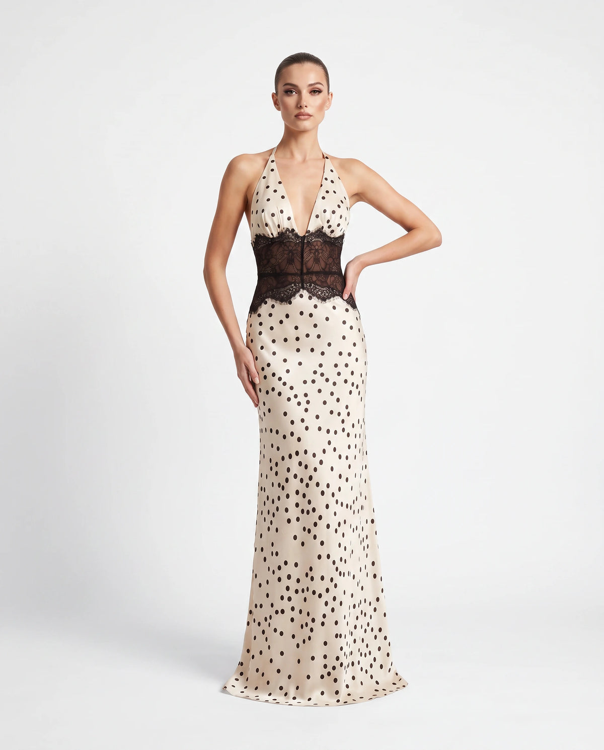 Vera maxi dress - polka