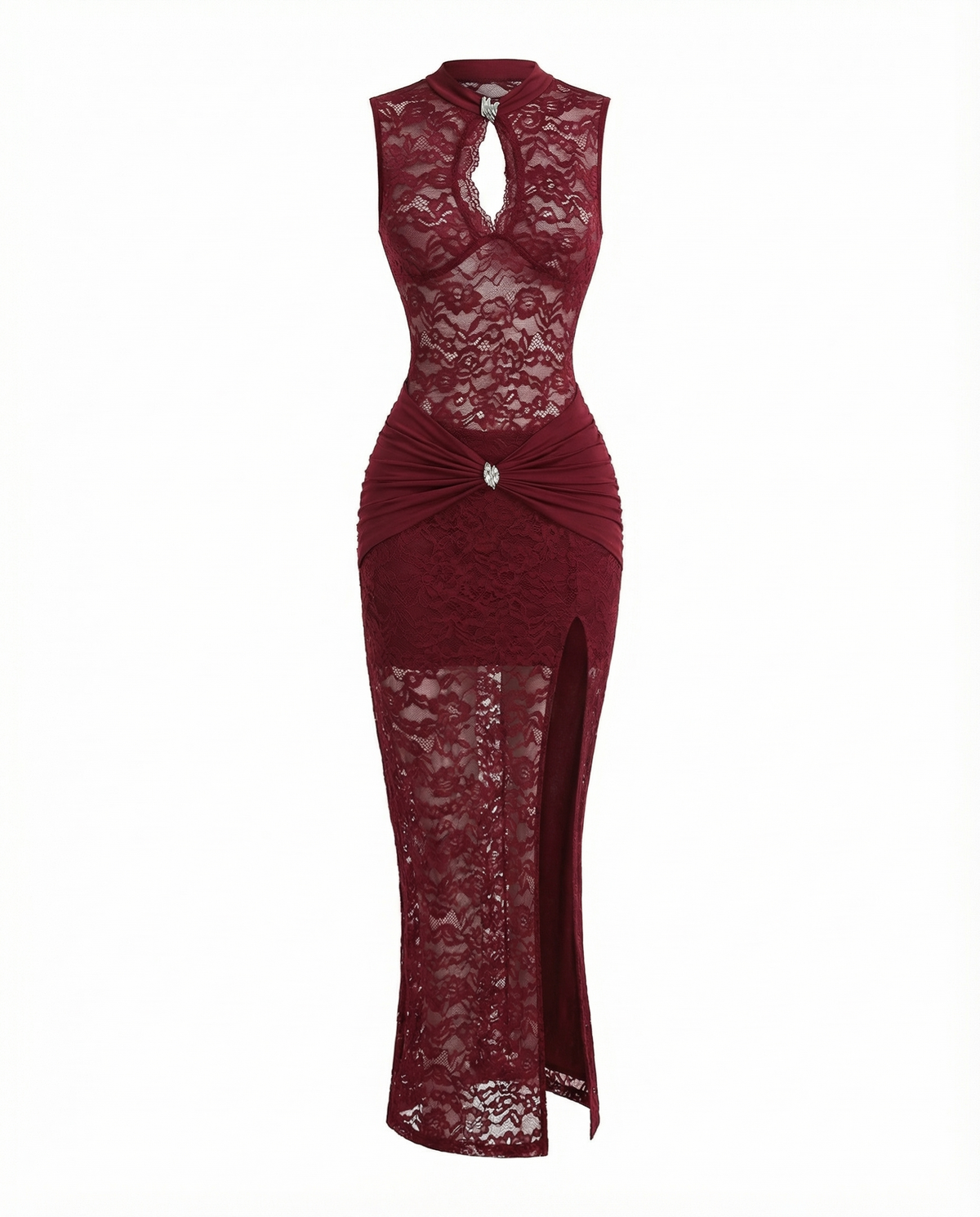 Josephine maxi dress with sophisticated lace