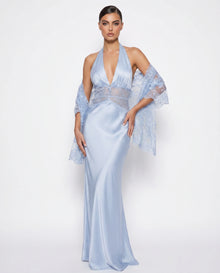 Vera Maxi dress - baby blue