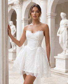 Aurelia mini dress in lace