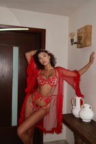 50 SHADES OF RED lingerie set