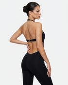 LILY golden flower JUMPSUIT