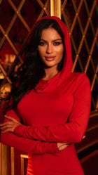 MARGOT maxi dress in red