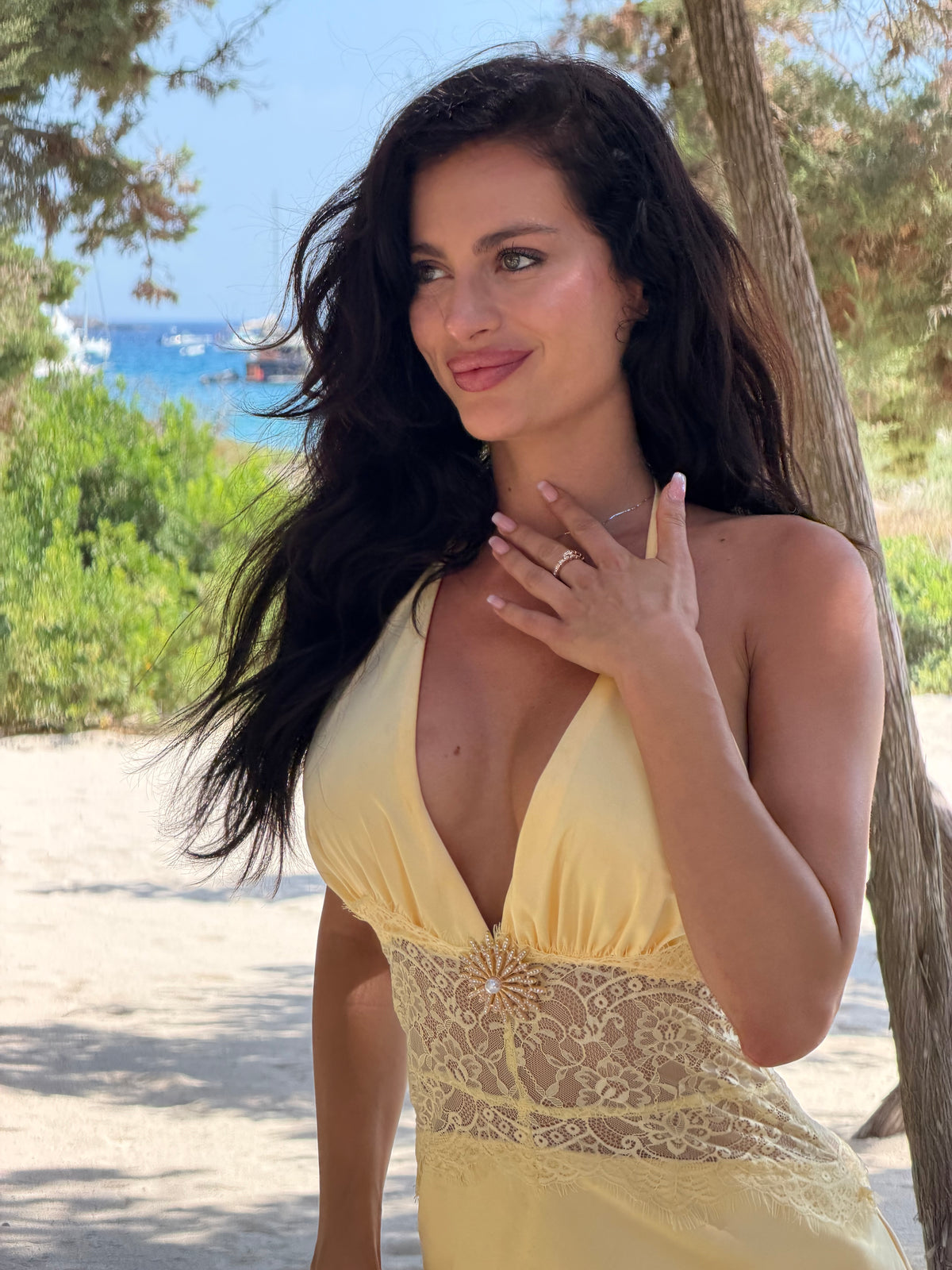 Vera maxi dress - yellow