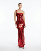 Cindy maxi dress - red