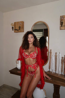 50 SHADES OF RED lingerie set