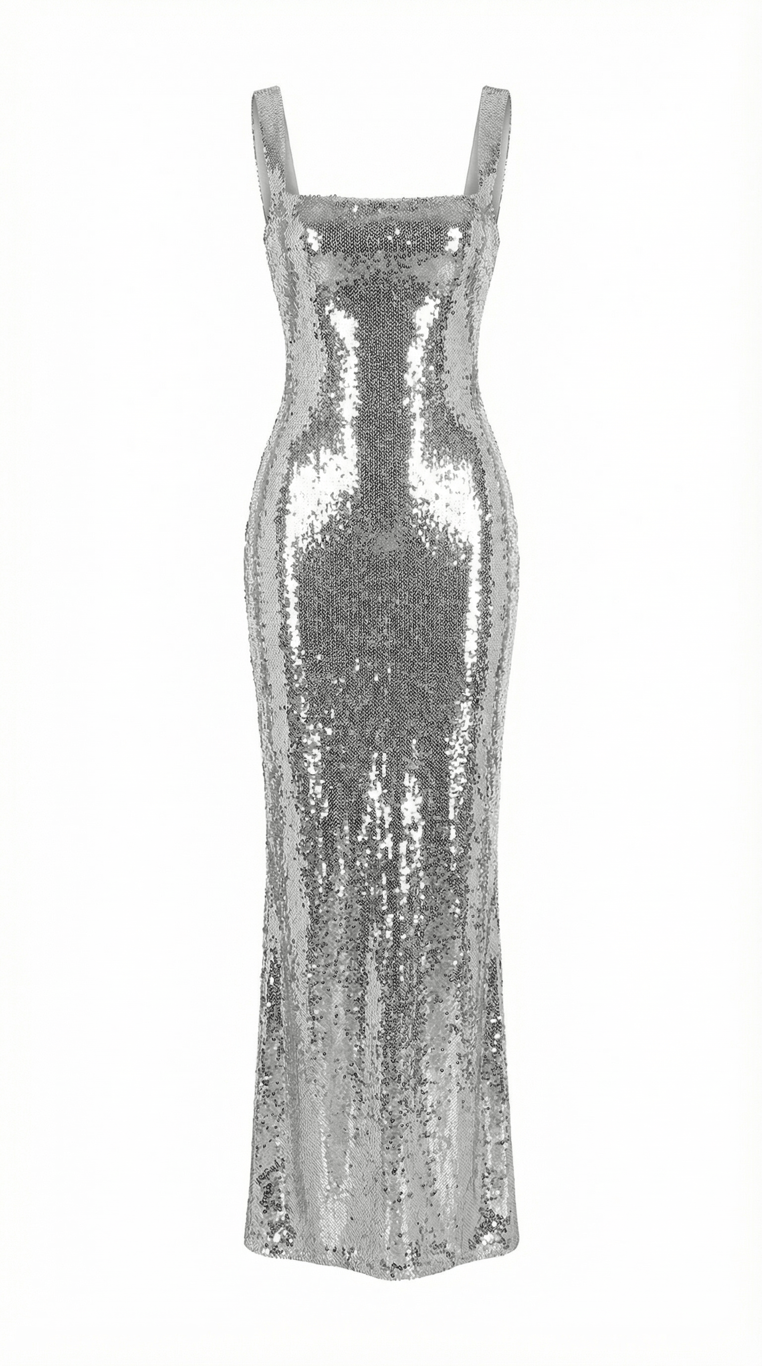 Cindy maxi dress - silver