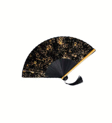 GOLDEN dust holding fan