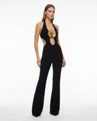 LILY golden flower JUMPSUIT