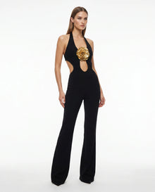 LILY golden flower JUMPSUIT