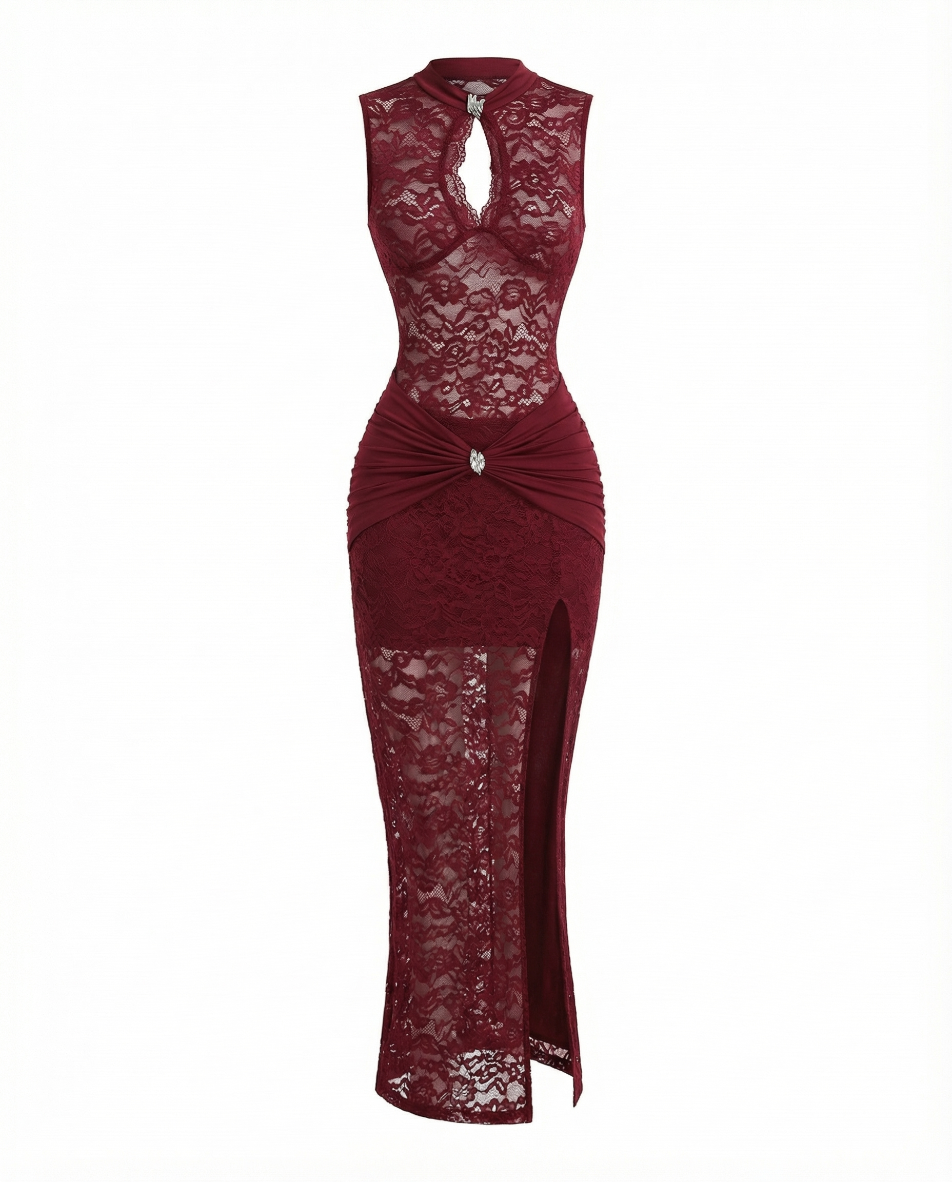 Josephine maxi dress with sophisticated lace