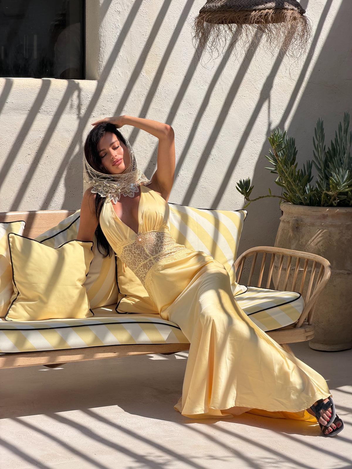Vera maxi dress - yellow