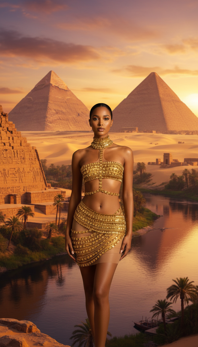 CLEOPATRA midi dress