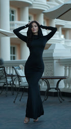 MARGOT maxi dress in black