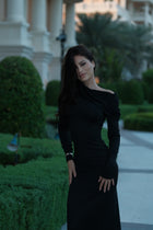 MARGOT maxi dress in black