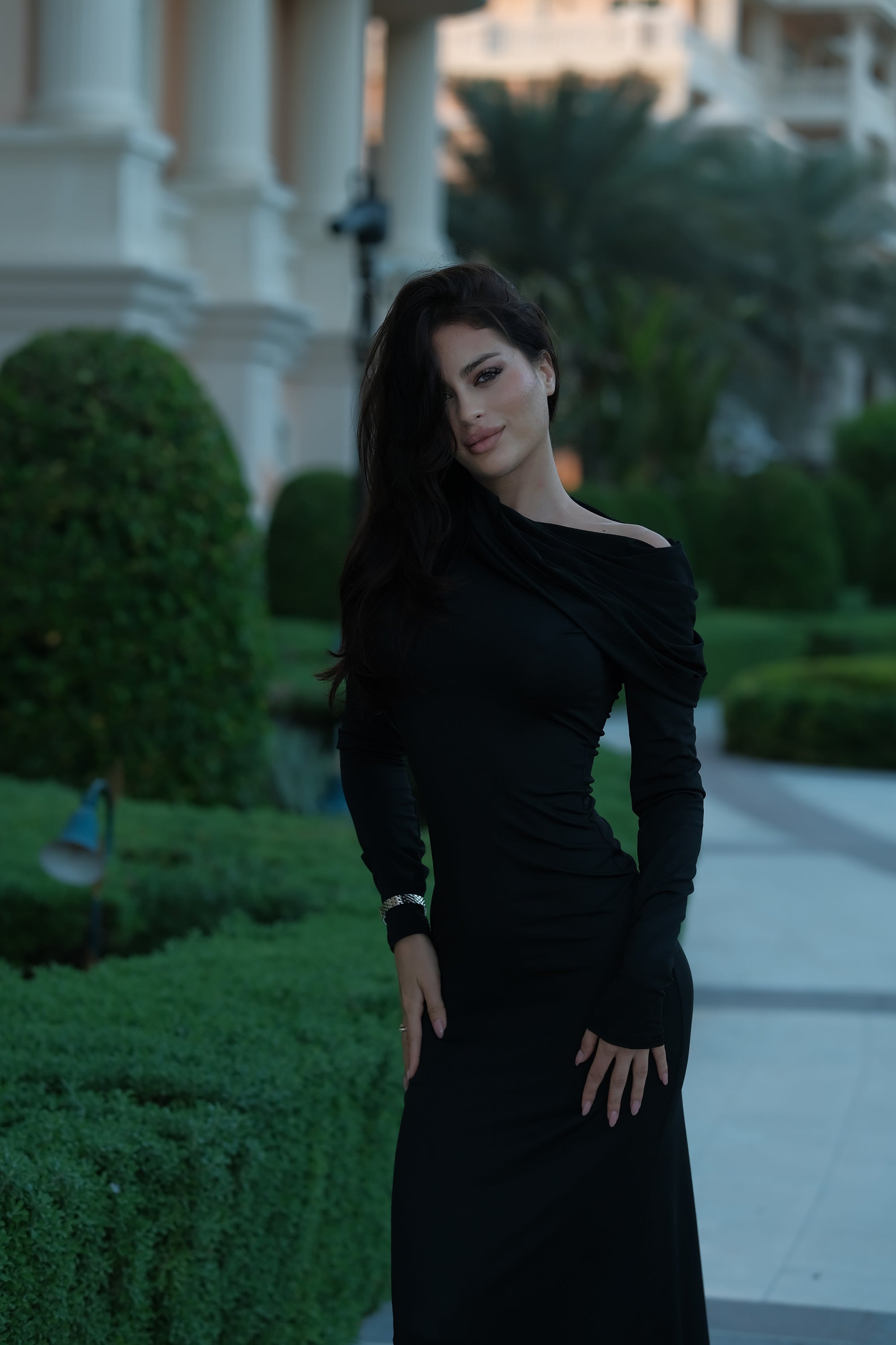 MARGOT maxi dress in black