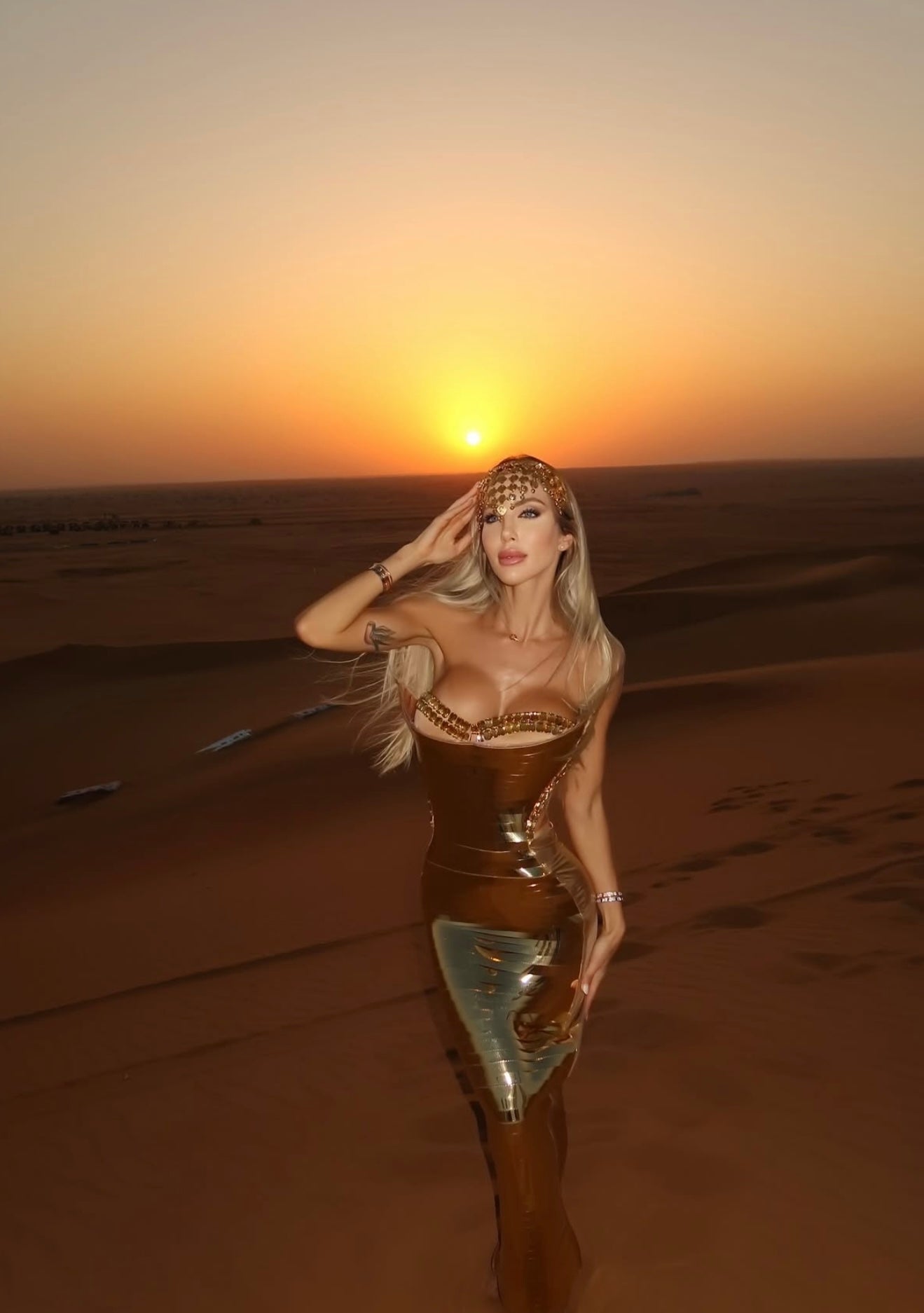 DESERT SIRENE maxi dress