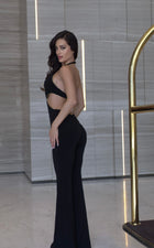LILY golden flower JUMPSUIT
