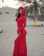 MARGOT maxi dress in red