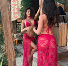 ISABELLA 3 pieces BIKINI set - red
