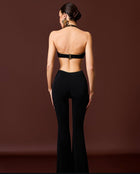 LILY golden flower JUMPSUIT