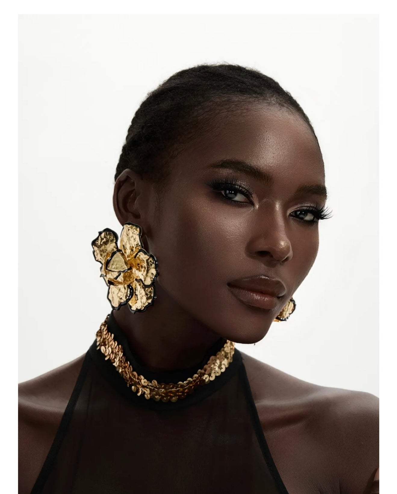 GOLDEN FLOWERS earrings