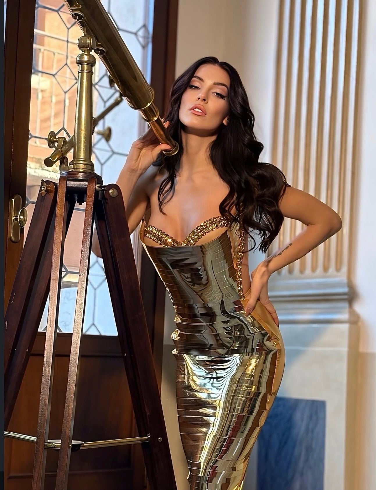 DESERT SIRENE maxi dress